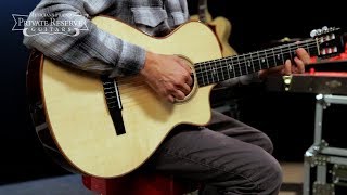 Video thumbnail for Taylor 700 Series 712ce-N Grand Concert Nylon String Acoustic-Electric Guitar by Musician's Friend