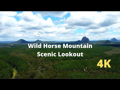 Wild Horse Mountain Scenic Lookout in 4K I The Aerial View I Australia Travel Series 2022