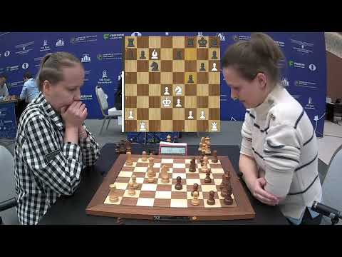 Valentina Gunina (2348) vs Anna Muzychuk (2447) - FIDE Women's World Blitz 2023