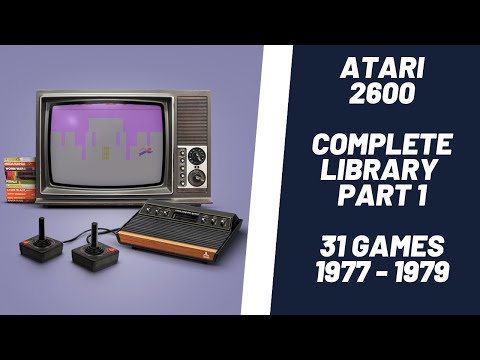Atari 2600 Complete Library Part 1 - 31 Games From 1977 To 1979