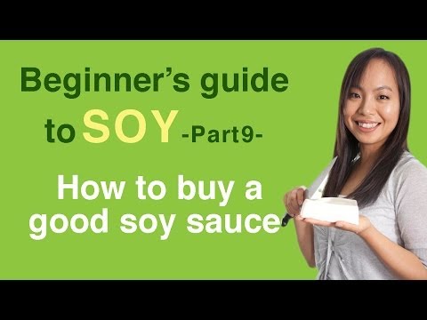 Beginner's guide to soy 9- How to buy a good soy sauce