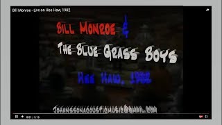 Bill Monroe - Live on Hee Haw, 1982