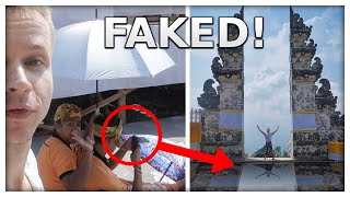 East Bali&#39;s gates of heaven photo is fake!