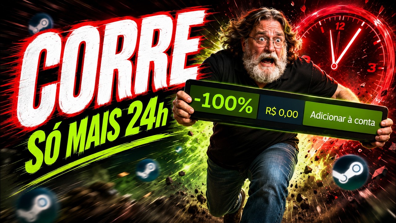 SÓ 24H! Jogo de R$37,99 para RESGATE na STEAM, Jogos Liberados e ofertas malucas na instant!