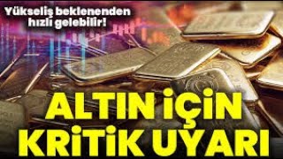 Altın ve Gümüş İçin Kritik Uyarı..! Sert Yükseliş Beklenenden Hızlı Gelebilir..!