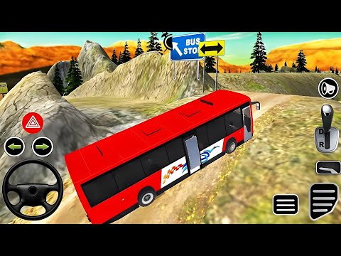Offroad Coach Bus Driving 2024 - Real Uphill Bus Drive 3d Simulator : Android Gameplay