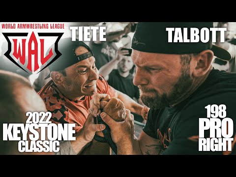 Tietê vs. Talbott!!  2022 Keystone Classic - World Armwrestling League | 198 Pro Right