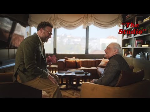 The Studio (2025) | Martin Scorsese Meeting Scene