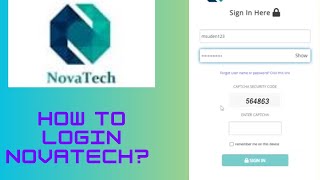 How to Login Novatech Novatech Login Guide