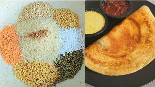Download lagu High Protein Dosa Recipe | Healthy Breakfast | Healthy Dosa | Multigrain Dosa | Breakfast Recipes mp3