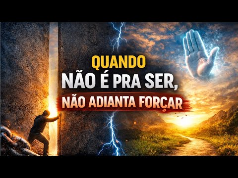 QUANDO NÃO É PRA SER, NÃO ADIANTA FORÇAR...