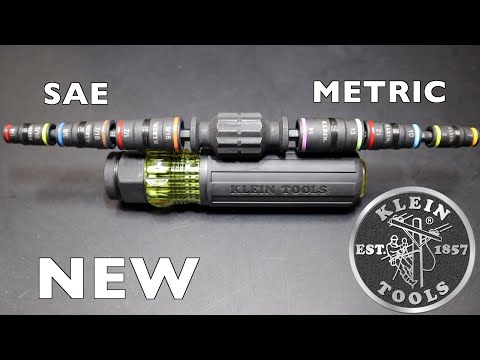 NEW Klein Tools 14-in-1 Impact Rated Flip Socket Set | 32914HD