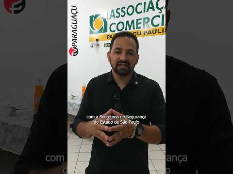 ACE Paraguaçu realiza Café com o Presidente e discute a segurança pública em Paraguaçu Paulista