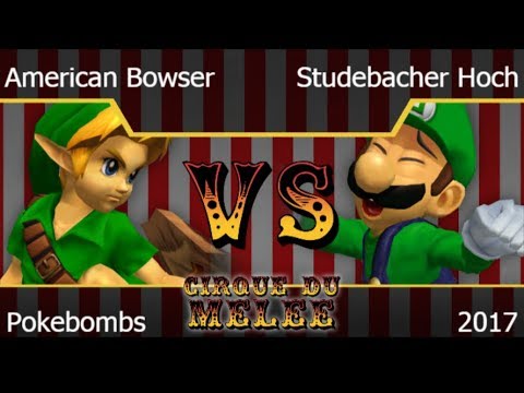 CDM 2017 - SS | American Bowser (Young Link) vs TLOC | Studebacher Hoch (Luigi) Pokebombs - Melee