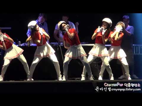 130803 크레용팝(Crayon Pop) 빠빠빠 워커힐호텔 풀사이드 파티 직캠 by 욘바인첼