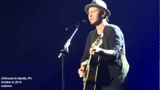 H2O by Lifehouse live in Manila, Philippines 2015