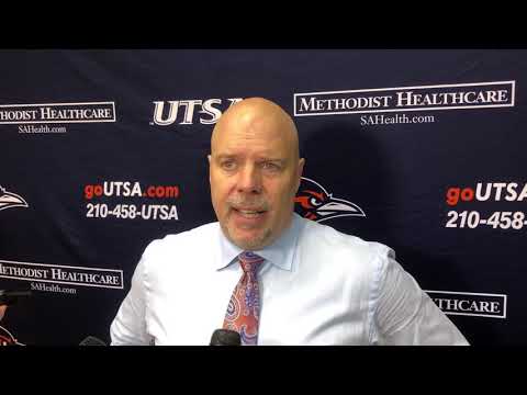UTSA Basketball Post Game Interview Head Coach Steve Henson 76-70 win over UAB 3.3.19