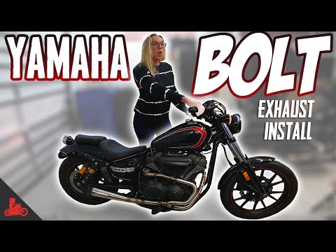 Yamaha Bolt Exhaust Install!