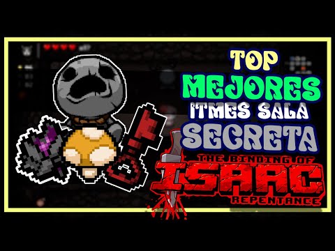 Top 10 objetos de LA SALA SECRETA || The Binding Of Isaac: Repentance