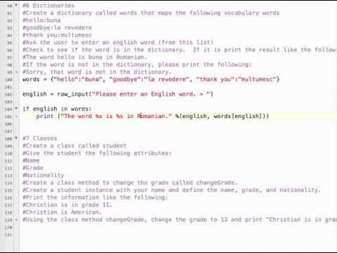Python Final Review 6