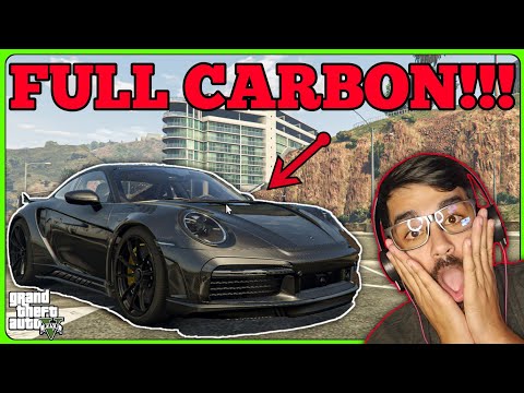 GTA 5 Mods: I Drive a FULL CARBON Porsche GTR (then crashed it) #gta5mods #gta5 #gtav