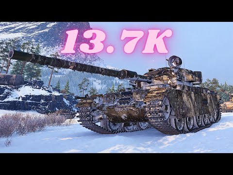 Centurion Action X  13.7K Damage 9 Kills  World of Tanks Gameplay (4K)