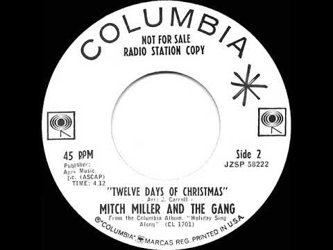 1961 Mitch Miller And The Gang - The Twelve Days Of Christmas