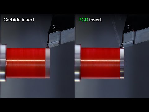 Which Is Better for Machining Acrylic? Carbide Insert vs Diamond Insert  #cnc #machine #engineering