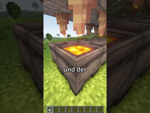 How to get INFINITE lava in MINECRAFT! #minecraft #minecraftshorts #maggus