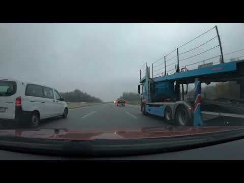 Relaxing Drive from Munich to Augsburg in Autobahn