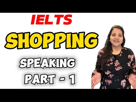 IELTS Speaking | SHOPPING 🛍️ | Band 8 Sample Answers | #ieltsspeaking
