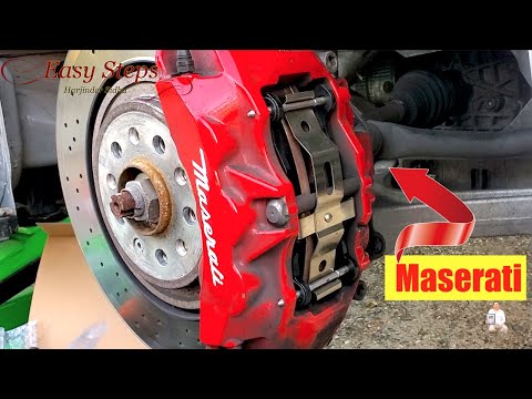 How To Replace Brake Pads on Maserati Quattroporte | How to Change Front Brake Pads on Maserati