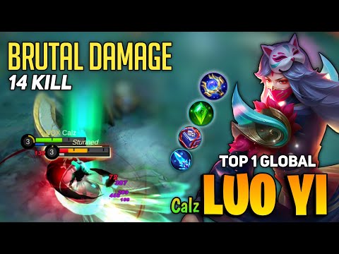 Luo Yi Insane Burst Damage [ Top 1 Global Luo yi Best Build 2021] By Calz - Mobile Legends