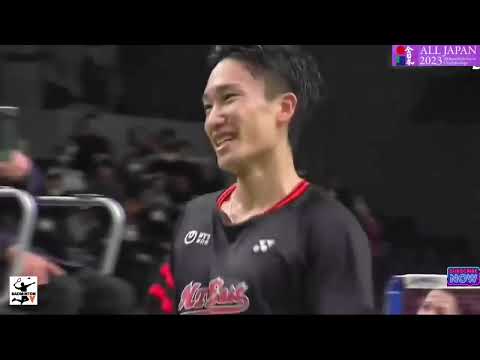 Kento Momota vs Koki Watanabe | F | All Japan Badminton Championships 2023 桃田 賢斗 vs 渡邉 航貴