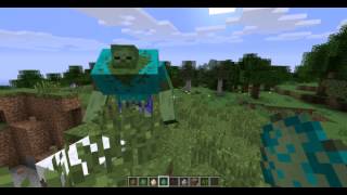 preview picture of video 'Minecraft découverte du mod créatures mutantes'