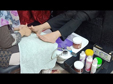 beauty parlour pedicure || basic pedicure