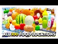 How To Get ALL 100 FOODS BADGES In Secret Staycation On Roblox