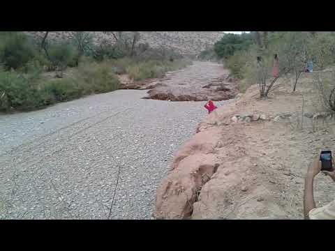 Flood Coming in Dry River