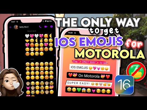Only Way to get iOS Emojis on Motorola Devices no zFont