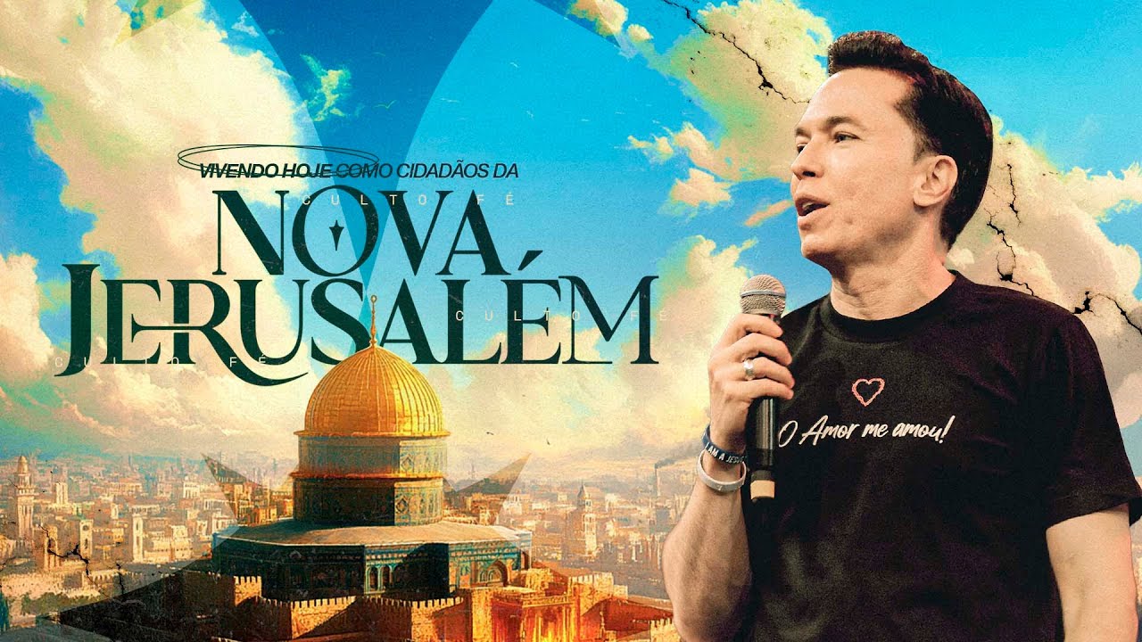 VIVENDO HOJE COMO CIDADÃOS DA NOVA JERUSALÉM - PR. LUCINHO BARRETO | CULTO FÉ 08/10/2024