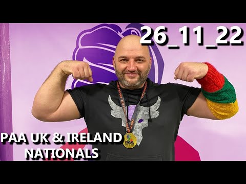 PAA UK & IRELAND Nationals 2022 Armwrestling ￼Competition, Right Arm Mindaugas Dulskas