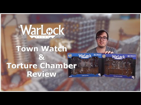 WarLock Tiles Town Watch & Torture Chamber Accessory Sets Review