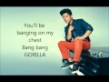 Bruno Mars - Gorilla (Lyric Video)