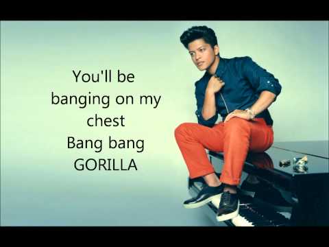 Bruno Mars - Gorilla (Lyric Video)