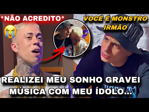 MC DANIEL se EMOCIONOU após GRAVAR MÚSICA com MC HARIEL 😱 *essa Música vai salvar vidas*