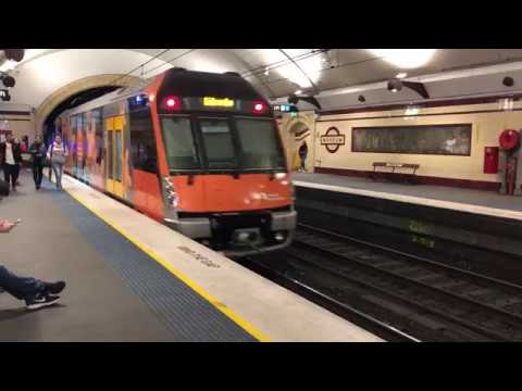 NSW Sydney Transport Waratah Series 2 train departing Museum