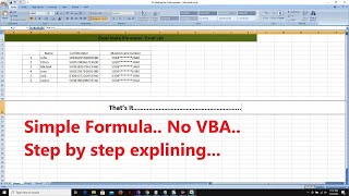 How to mask card number in excel