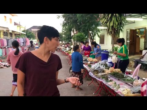 Explore o Mercado Noturno de Luang Namtha