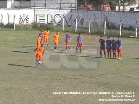 LIGA TUCUMANA: Tucuman Central 0 - San Juan 4  / Fecha 8 - Fase 2