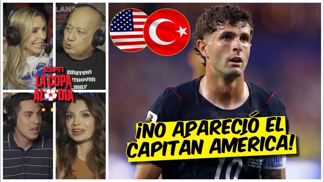 PULISIC entró a mil por hora y LUEGO DESAPARECIÓ en DERROTA de EE.UU. | Mundial | La Copa al Día